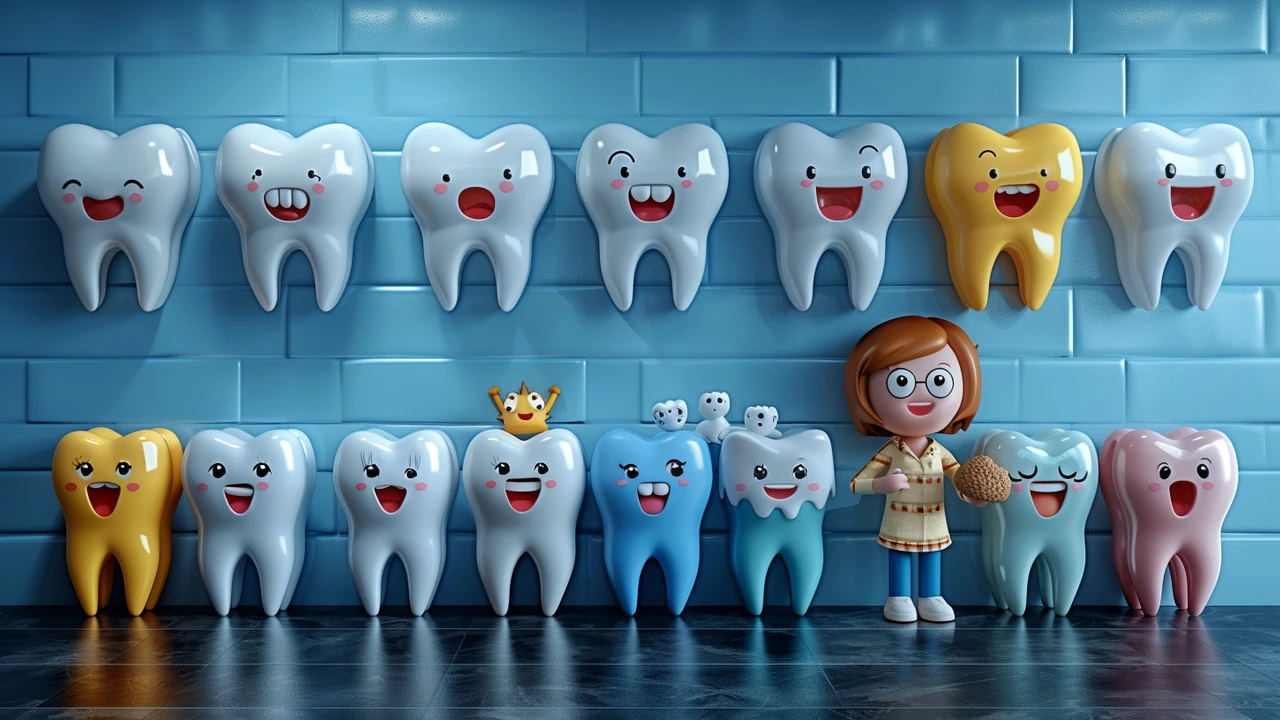 Jaké typy zubů se nejčastěji vyskytují u lidí?