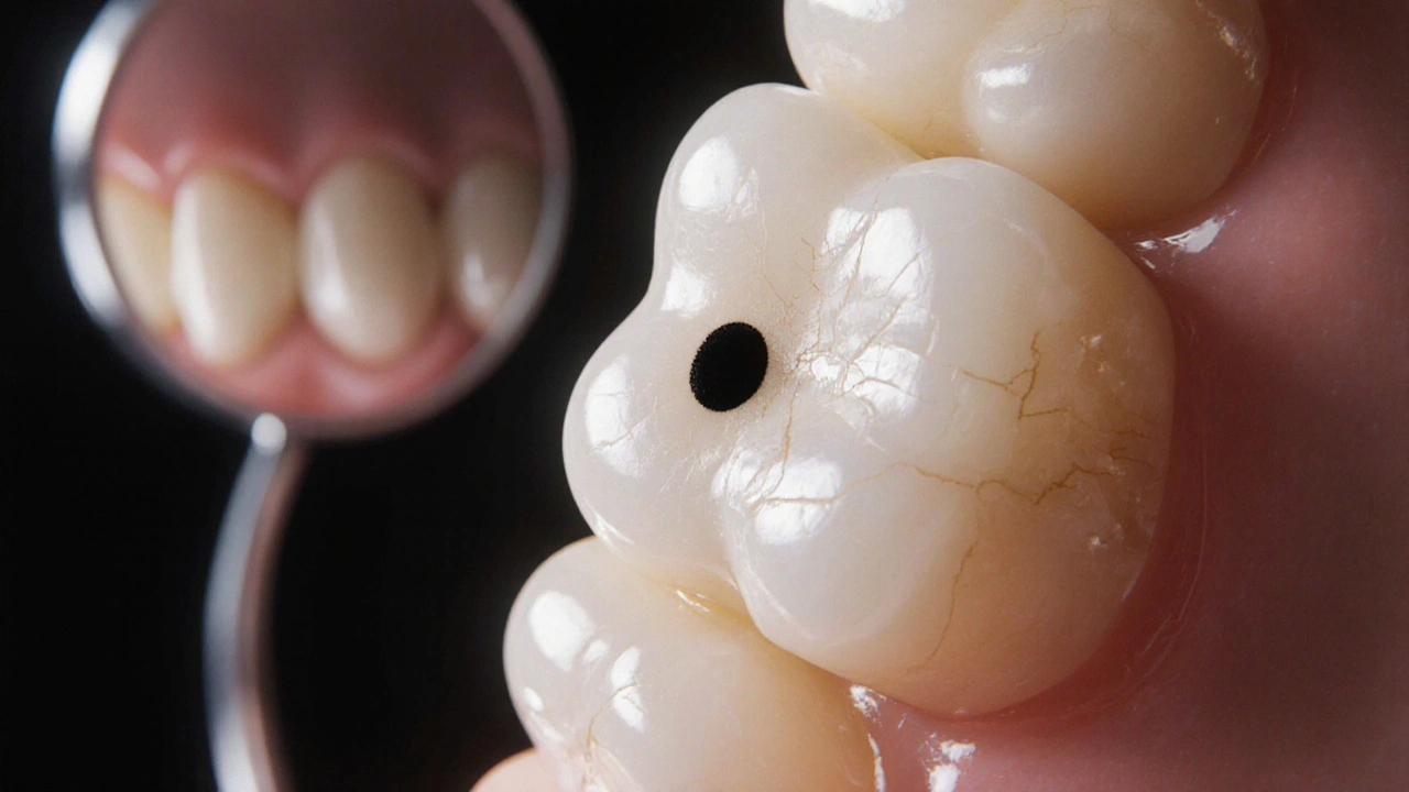 Co je černá tečka na zubech a co s ní dělat?