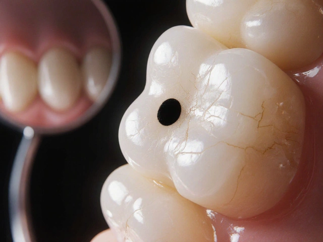 Co je černá tečka na zubech a co s ní dělat?